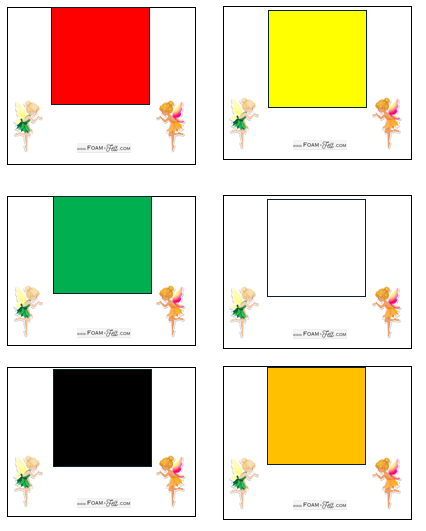 Write the Room-Fairy-Colors and Shapes Activity Digital Download