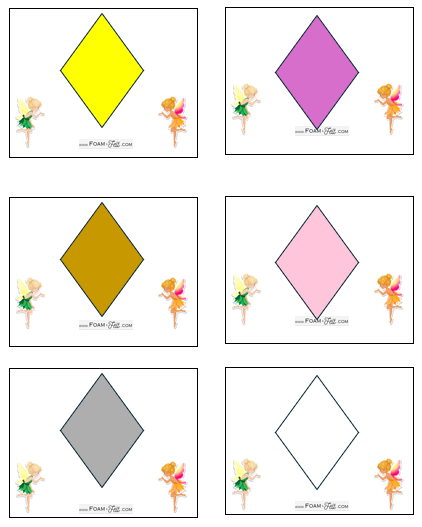 Write the Room-Fairy-Colors and Shapes Activity Digital Download