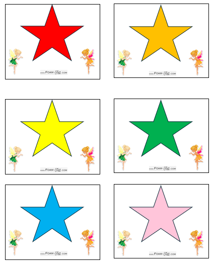 Write the Room-Fairy-Colors and Shapes Activity Digital Download