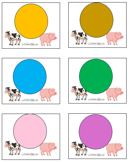 Write the Room-Farm-Colors and Shapes Activity Digital Download