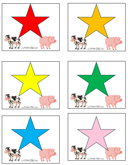 Write the Room-Farm-Colors and Shapes Activity Digital Download