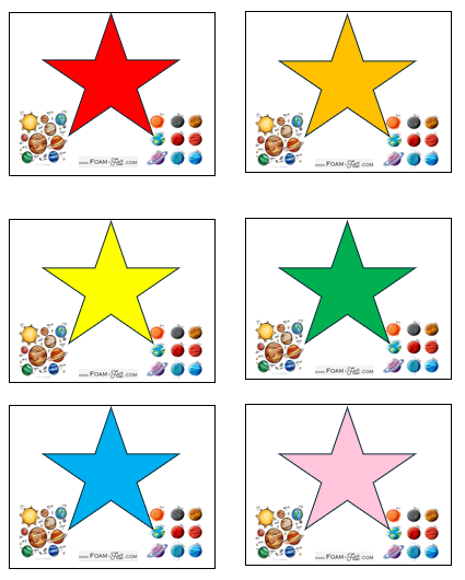 Write the Room-Space-Colors and Shapes Activity Digital Download