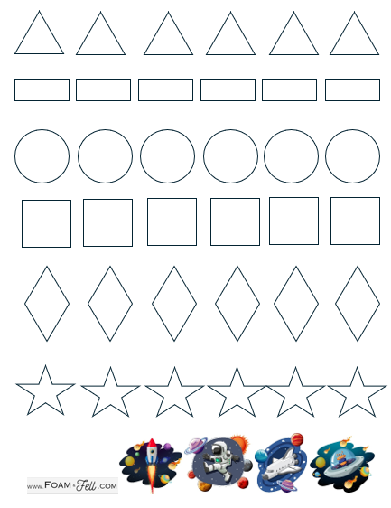 Write the Room-Space-Colors and Shapes Activity Digital Download