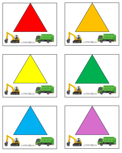 Write the Room-Vehicles-Colors and Shapes Activity Digital Download