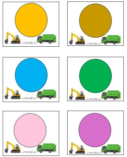 Write the Room-Vehicles-Colors and Shapes Activity Digital Download