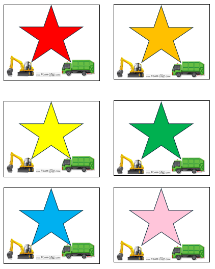 Write the Room-Vehicles-Colors and Shapes Activity Digital Download