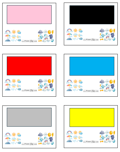 Write the Room-Weather-Colors and Shapes Activity Digital Download