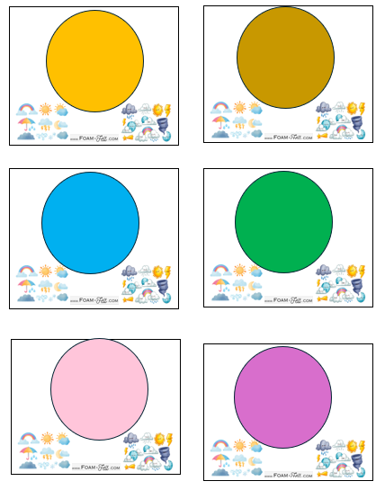 Write the Room-Weather-Colors and Shapes Activity Digital Download