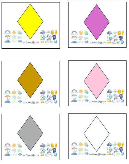 Write the Room-Weather-Colors and Shapes Activity Digital Download