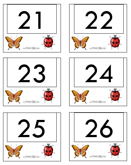 Write the Room-Bugs-Numbers 21-40 Activity Digital Download