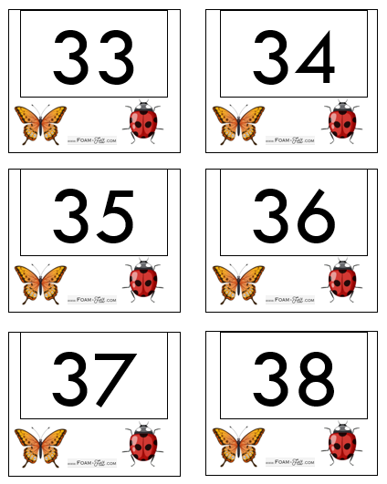 Write the Room-Bugs-Numbers 21-40 Activity Digital Download