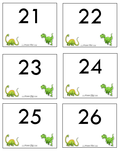 Write the Room-Dinosaur-Numbers 21-40 Activity Digital Download