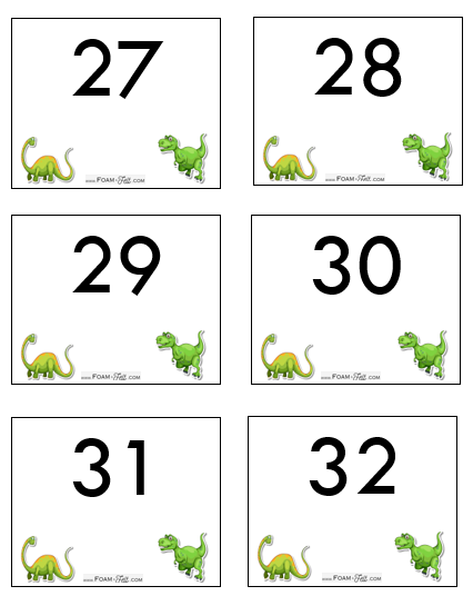 Write the Room-Dinosaur-Numbers 21-40 Activity Digital Download