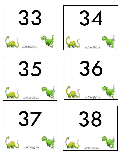 Write the Room-Dinosaur-Numbers 21-40 Activity Digital Download