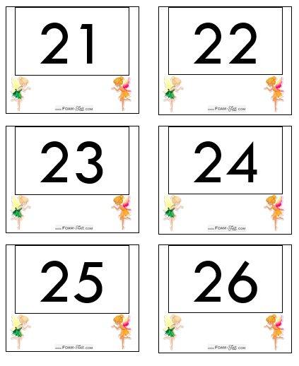 Write the Room-Fairy-Numbers 21-40 Activity Digital Download