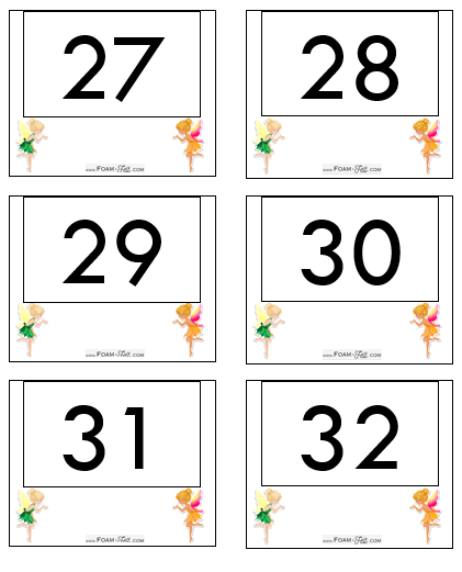 Write the Room-Fairy-Numbers 21-40 Activity Digital Download