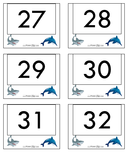 Write the Room-Ocean-Numbers 21-40 Activity Digital Download