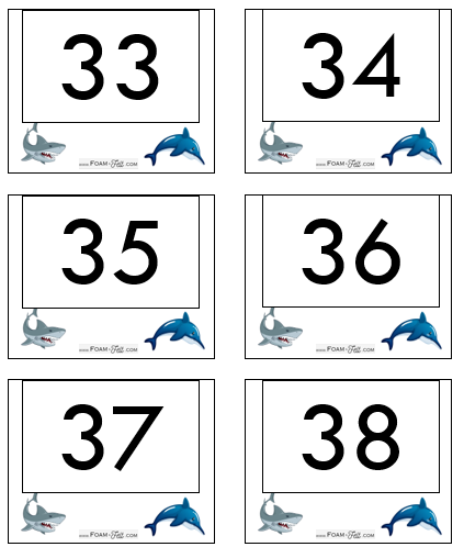 Write the Room-Ocean-Numbers 21-40 Activity Digital Download