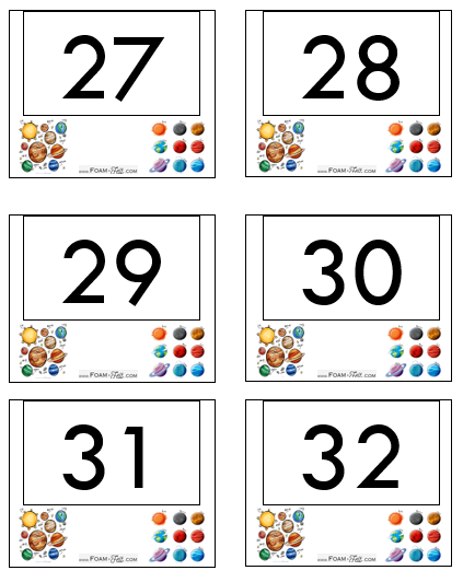 Write the Room-Space-Numbers 21-40 Activity Digital Download