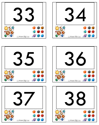 Write the Room-Space-Numbers 21-40 Activity Digital Download