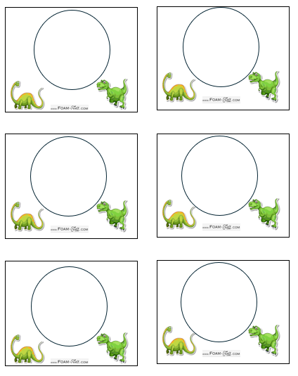 Write the Room-Dinosaur-Color Your Own Colors and Shapes Digital Download