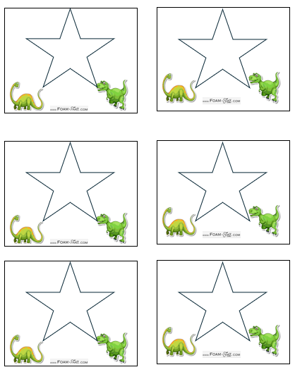 Write the Room-Dinosaur-Color Your Own Colors and Shapes Digital Download