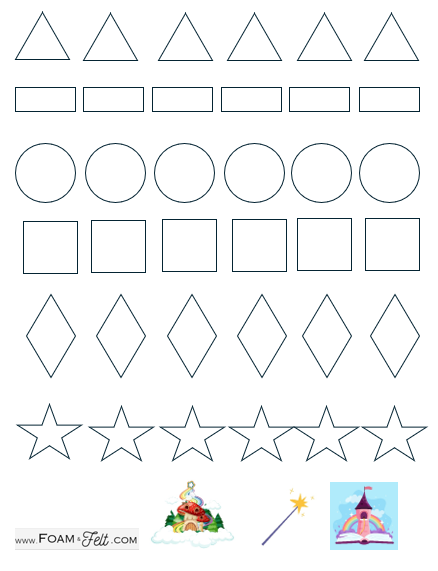 Write the Room-Fairy-Color Your Own Colors and Shapes Activity Digital Download