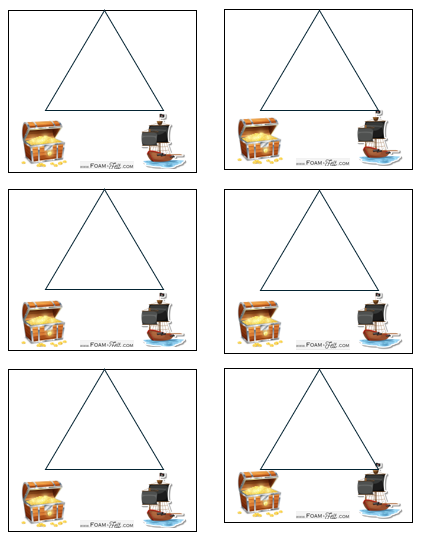 Write the Room-Pirate-Color Your Own Colors and Shapes Digital Download