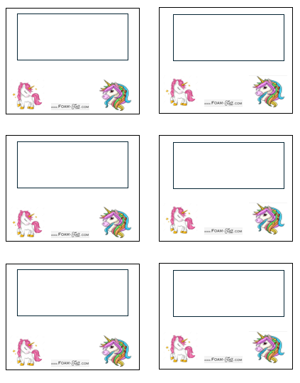 Write the Room-Unicorn-Color Your Own Colors and Shapes Digital Download