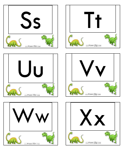 Write the Room-Dinosaur-Alphabet Activity Digital Download