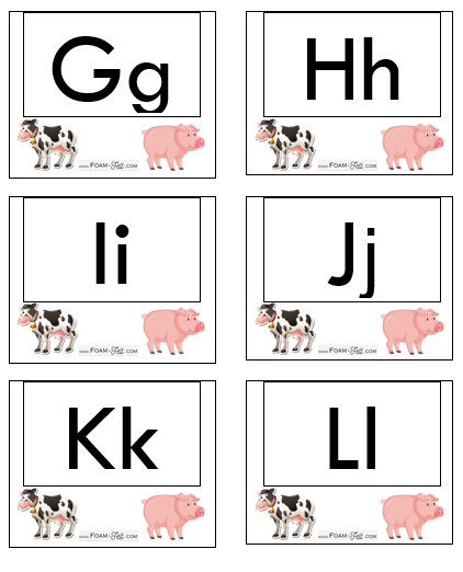 Write the Room-Farm-Alphabet Activity Digital Download