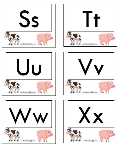 Write the Room-Farm-Alphabet Activity Digital Download