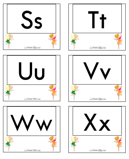 Write the Room-Fairy-Alphabet Activity Digital Download