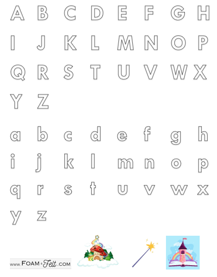 Write the Room-Fairy-Alphabet Activity Digital Download