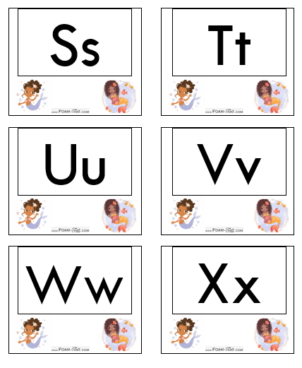 Write the Room-Mermaid-Alphabet Activity Digital Download