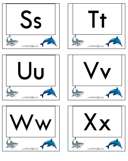 Write the Room-Ocean-Alphabet Activity Digital Download