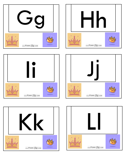 Write the Room-Princess-Alphabet Activity Digital Download