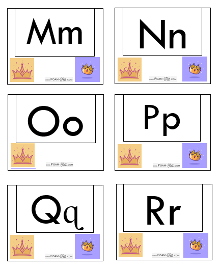 Write the Room-Princess-Alphabet Activity Digital Download