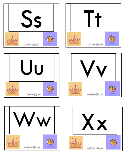 Write the Room-Princess-Alphabet Activity Digital Download