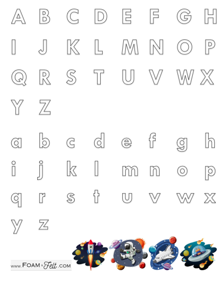 Write the Room-Space-Alphabet Activity Digital Download