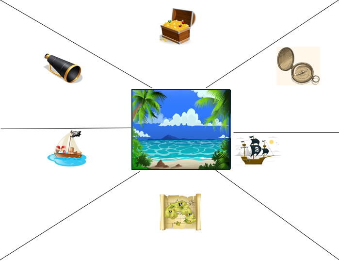 Match, Sort, Pattern, and Play- Pirate Themed Activity for Kids Digital Download