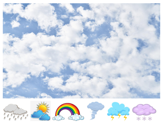 Match, Sort, Pattern, & Play-Weather Themed Activity for Kids Digital Download