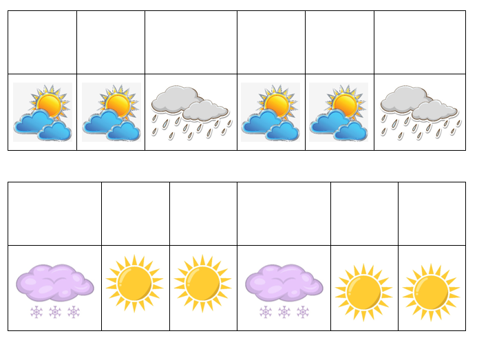 Match, Sort, Pattern, & Play-Weather Themed Activity for Kids Digital Download