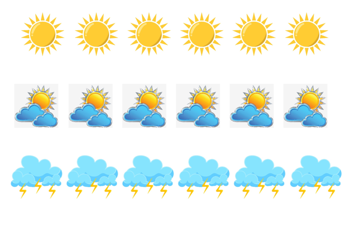 Match, Sort, Pattern, & Play-Weather Themed Activity for Kids Digital Download