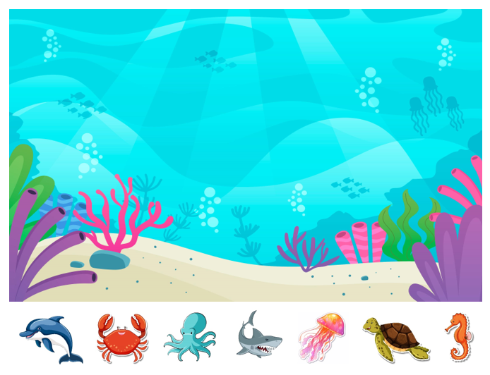 Match, Sort, Pattern, & Play-Ocean Themed Activity for Kids Digital Download