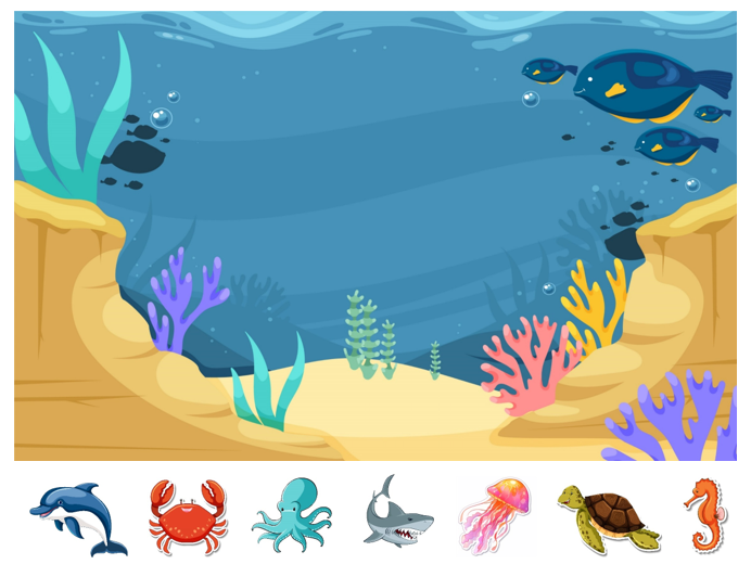 Match, Sort, Pattern, & Play-Ocean Themed Activity for Kids Digital Download