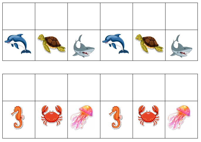 Match, Sort, Pattern, & Play-Ocean Themed Activity for Kids Digital Download