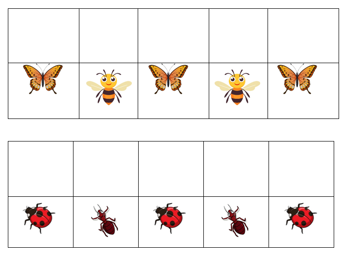 Match, Sort, Pattern, and Play-Bugs Themed Activity for Kids Digital Download