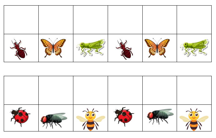 Match, Sort, Pattern, and Play-Bugs Themed Activity for Kids Digital Download