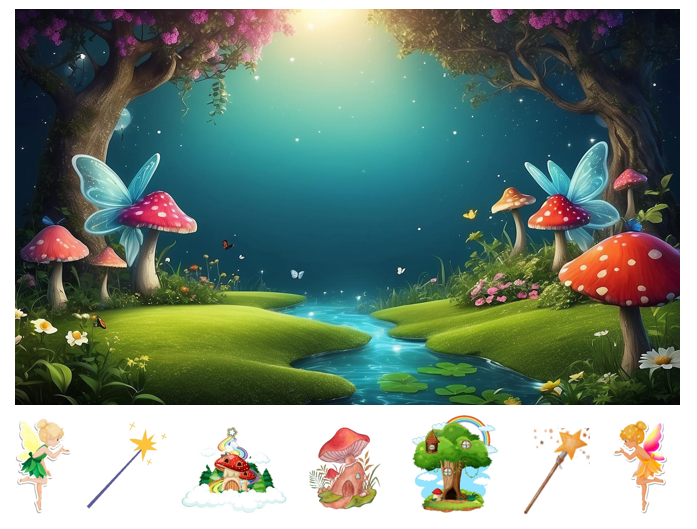 Match, Sort, Pattern, and Play-Fairy Themed Activity for Kids Digital Download